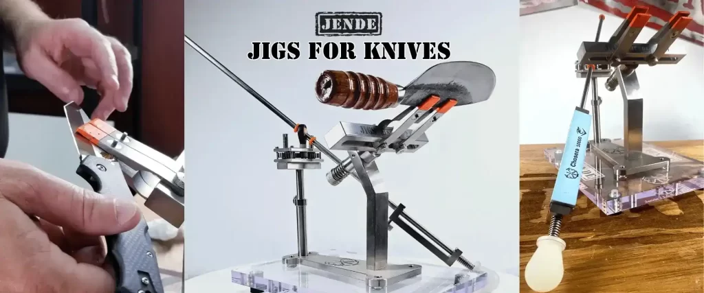Jende Jigs guided sharpening system