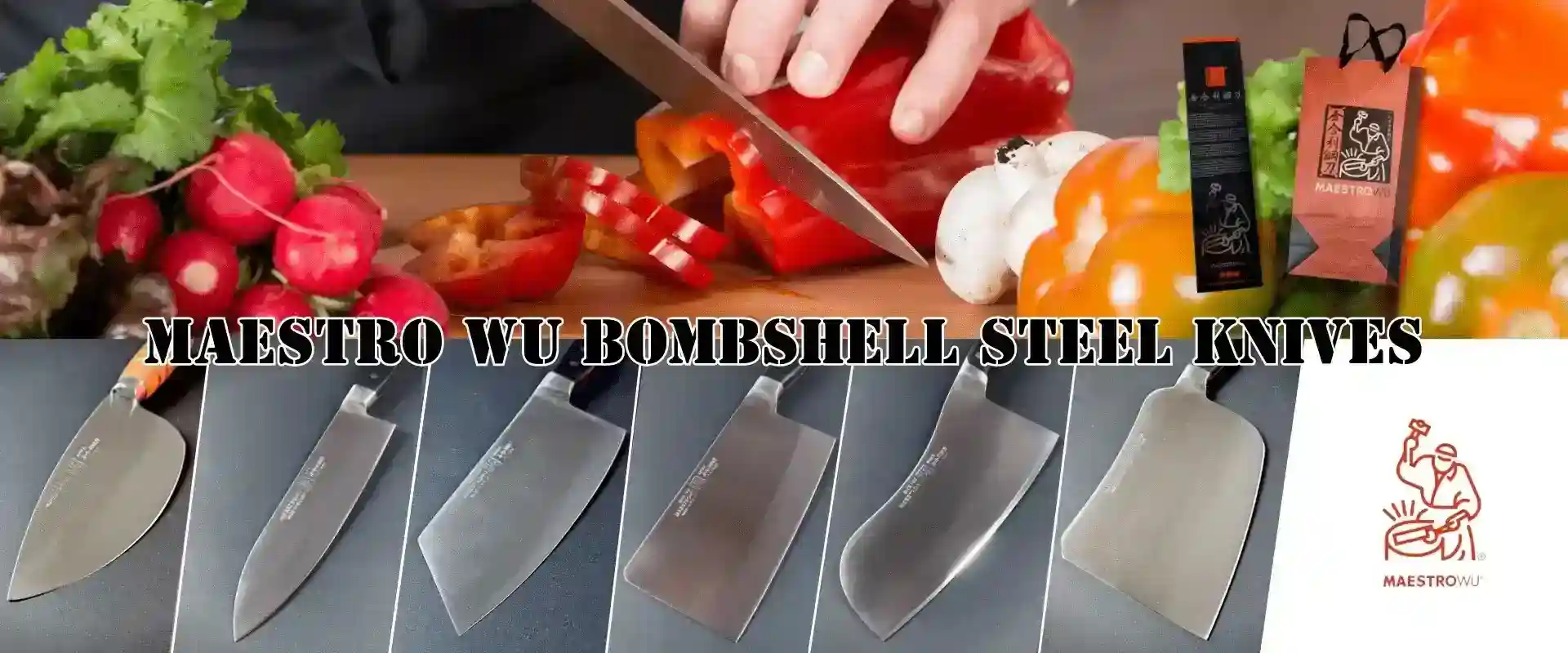 Bombshell steel knives