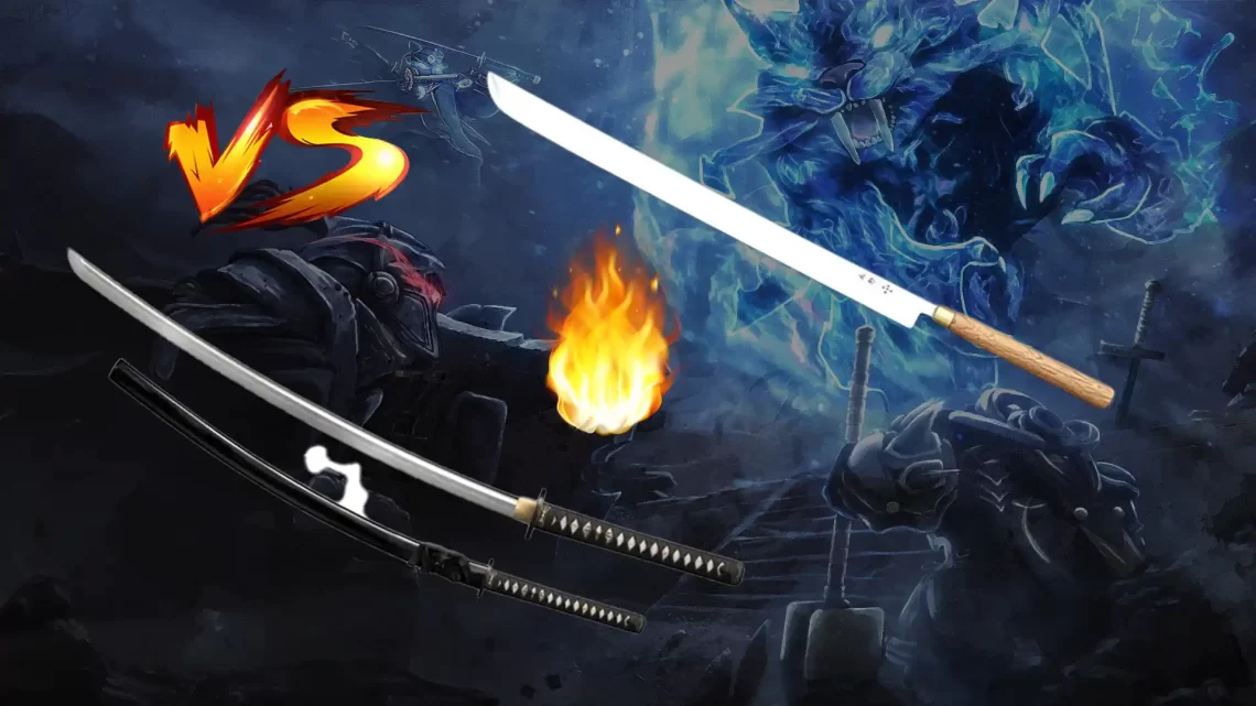 Tuna sword vs katana fight
